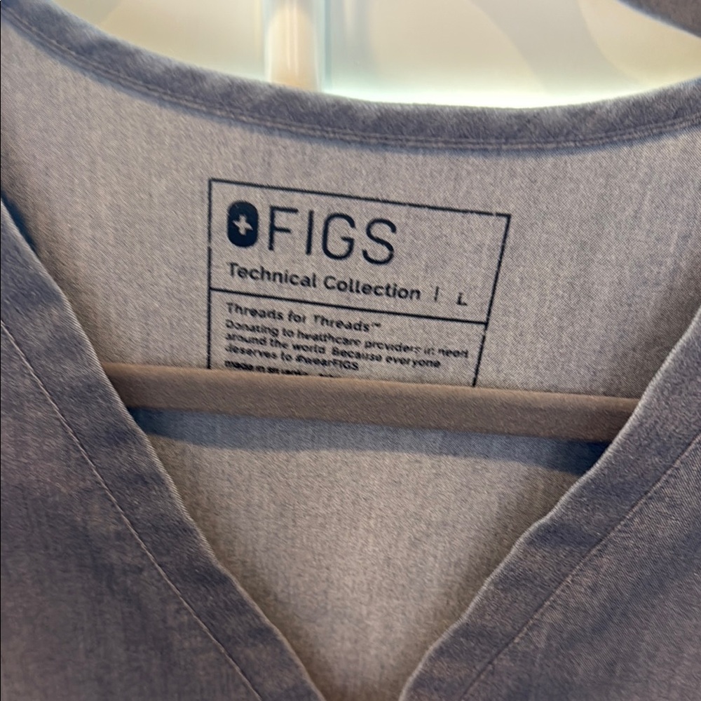 Figs Technical Collection V-Neck Top